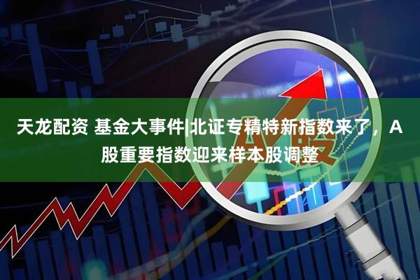 天龙配资 基金大事件|北证专精特新指数来了，A股重要指数迎来样本股调整