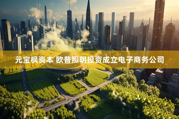 元宝枫资本 欧普照明投资成立电子商务公司